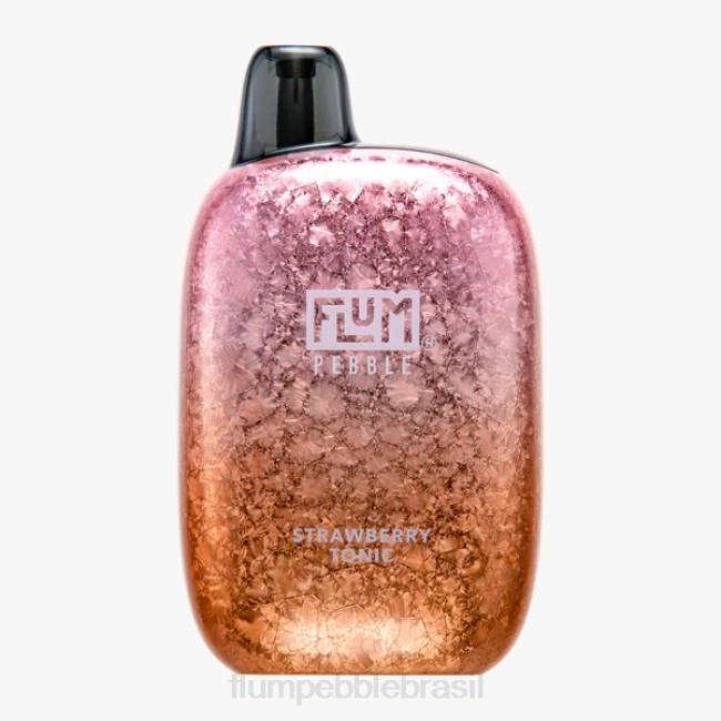 FLUM PEBBLES 6000 baforadas tônica de morango 828A47 | FLUM PEBBLE VAPE FLAVORS